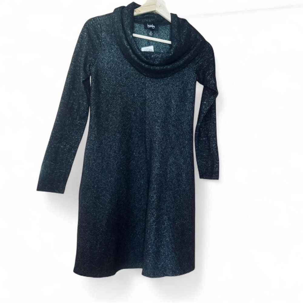 by&by Dark Gray Long Sleeve Cowl Neck Sweater Dress Size XS. Brand New With Tags
